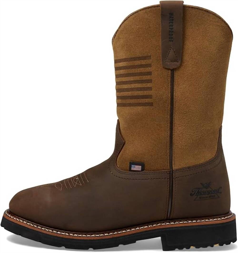 NEW THOROGOOD men's independence waterproof boot in tin flag
